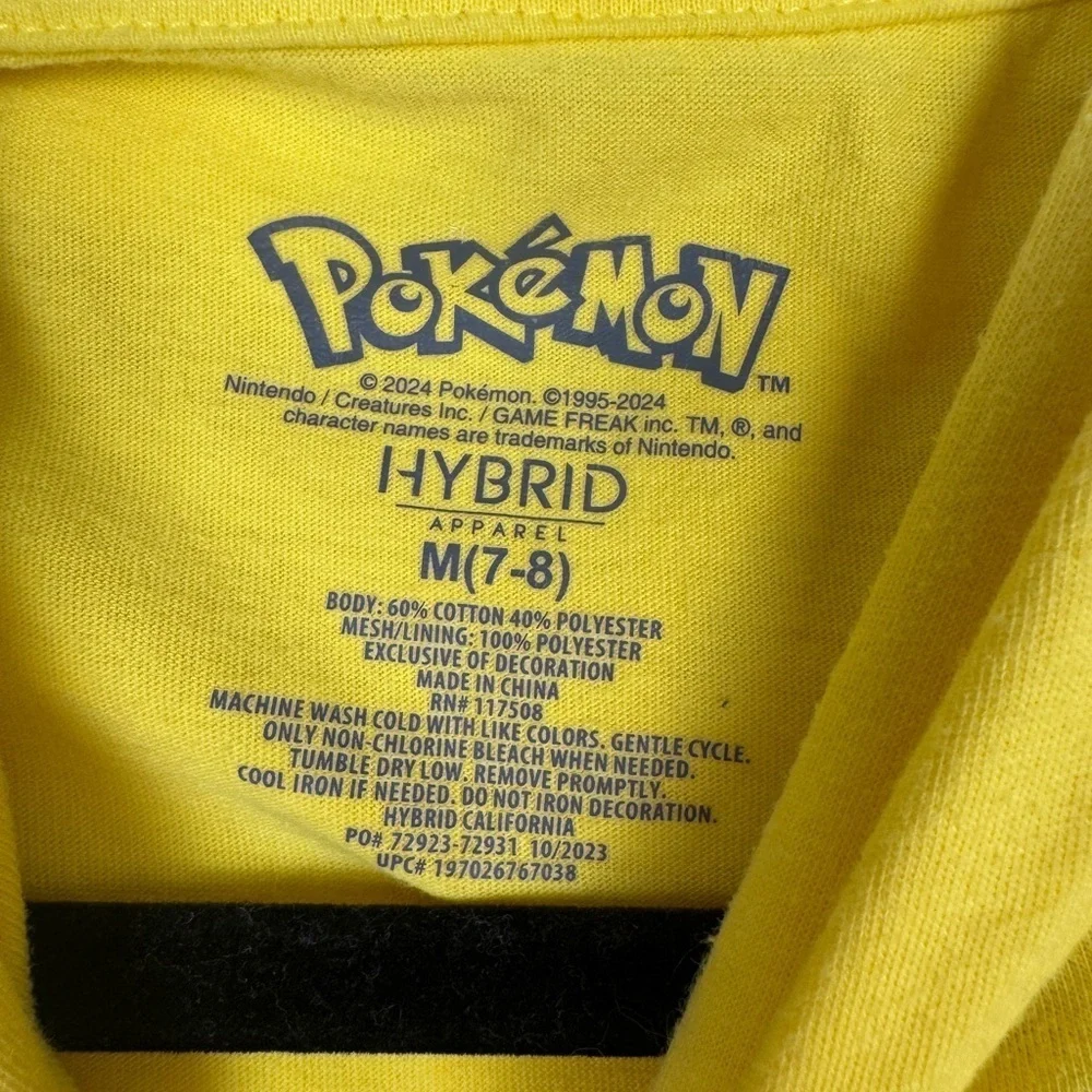 Hybrid Apparel Yellow Pikachu Kids Costume